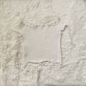 Off The Shoulder Cropped Top